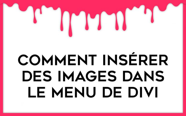 Cómo insertar imágenes en el mega menú de Divi