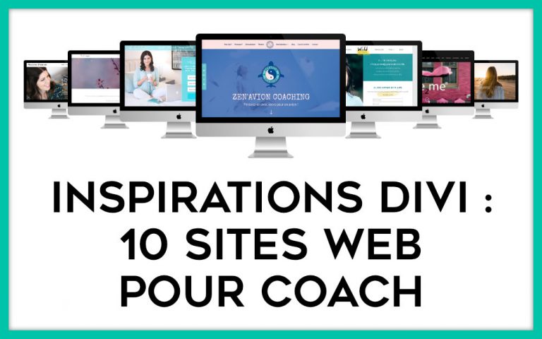 10 coaching site made with Divi
