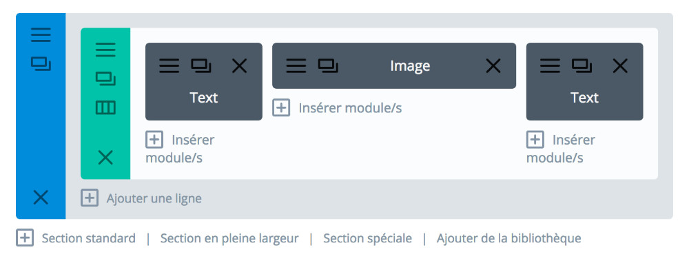 Ajouter une section Divi