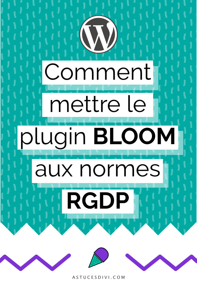 Rendre Bloom compatible avec le RGPD