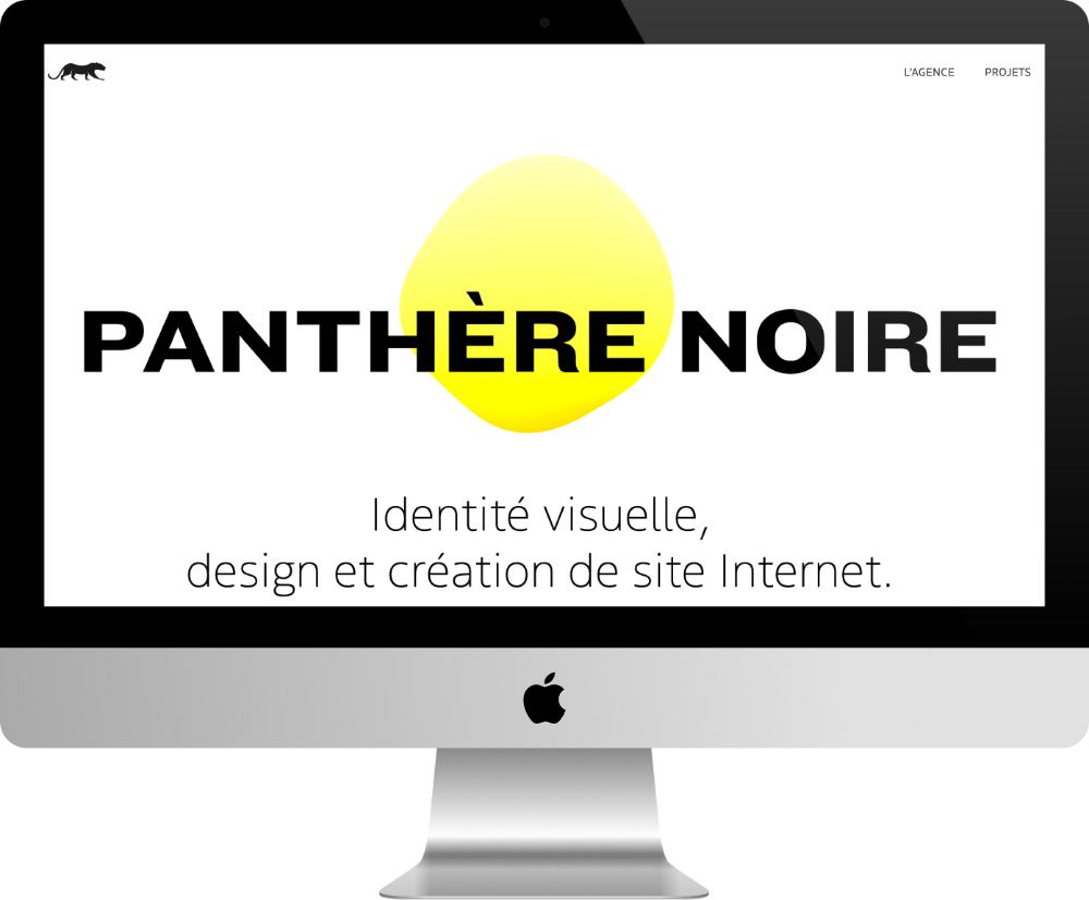 pantere-noire - website for web agency made with Divi