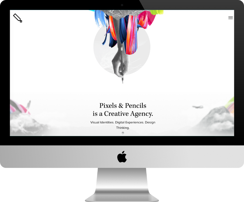 pixelspencils - site pour graphistes et webdesigners fait avec Divi