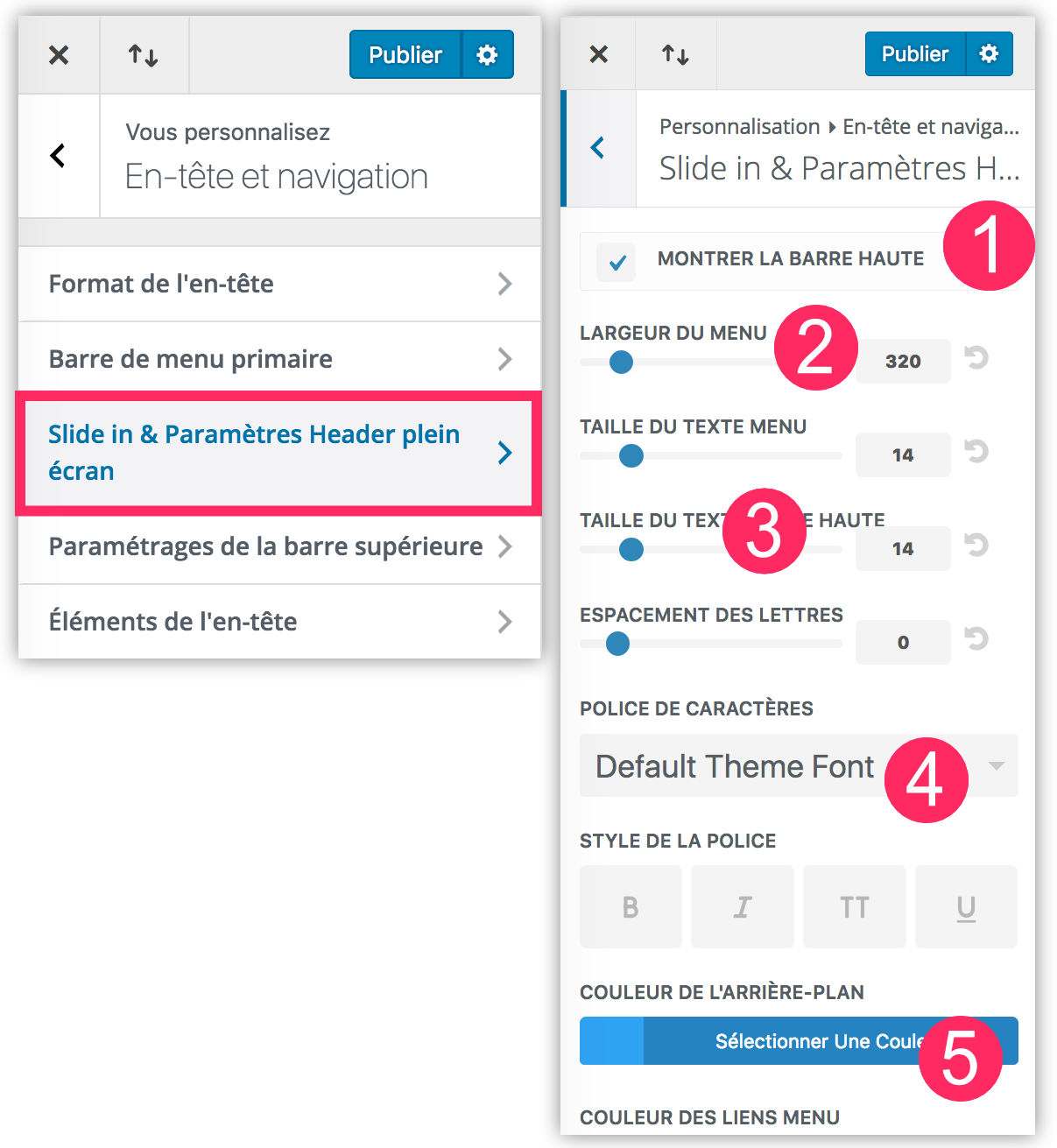 menu Slide In Divi