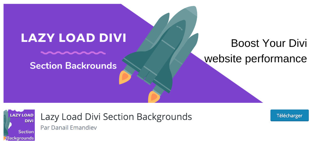 plugin gratis Divi : Divi Lazy Load