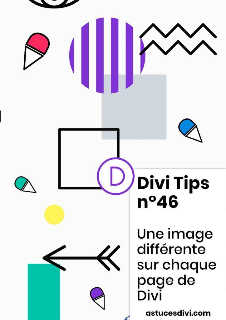 A different image on each page of its Divi website