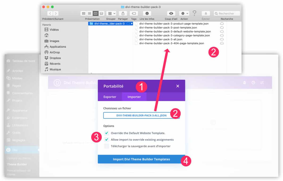 default import options