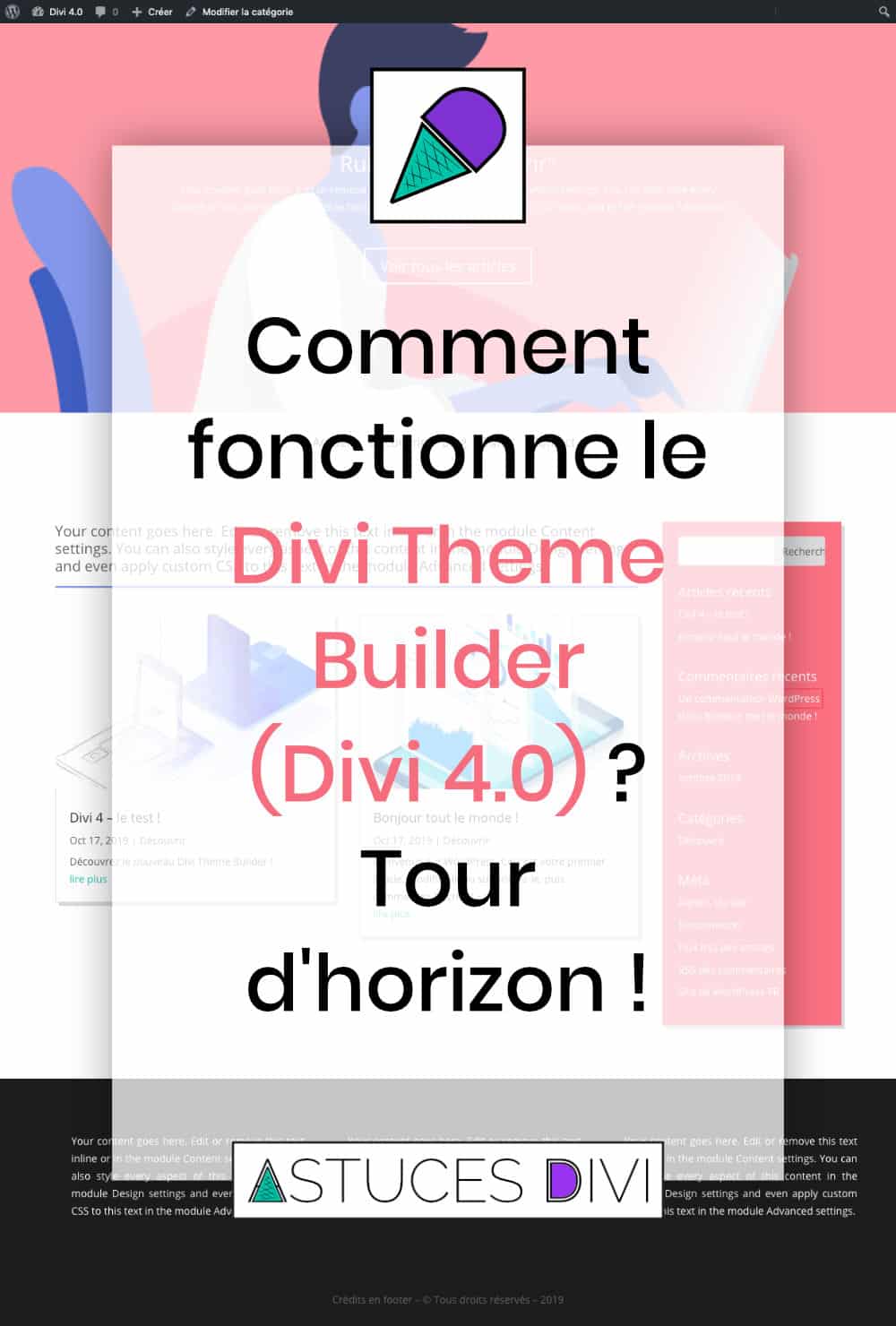 How does Divi's Theme Builder work?