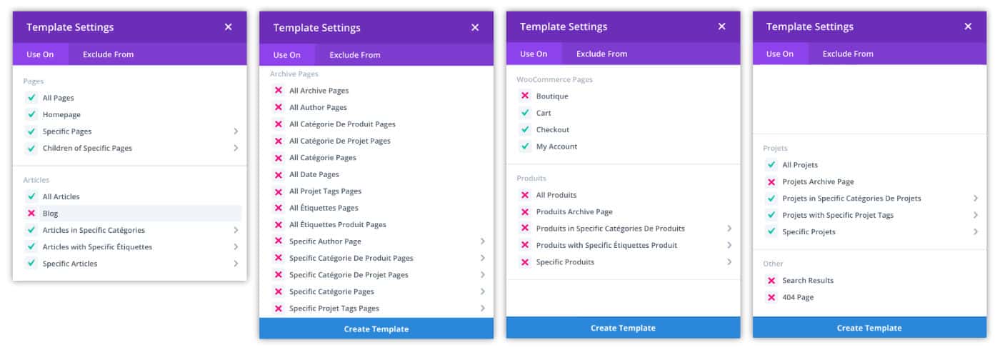 Templates pour module Publier un Contenu (Post content)