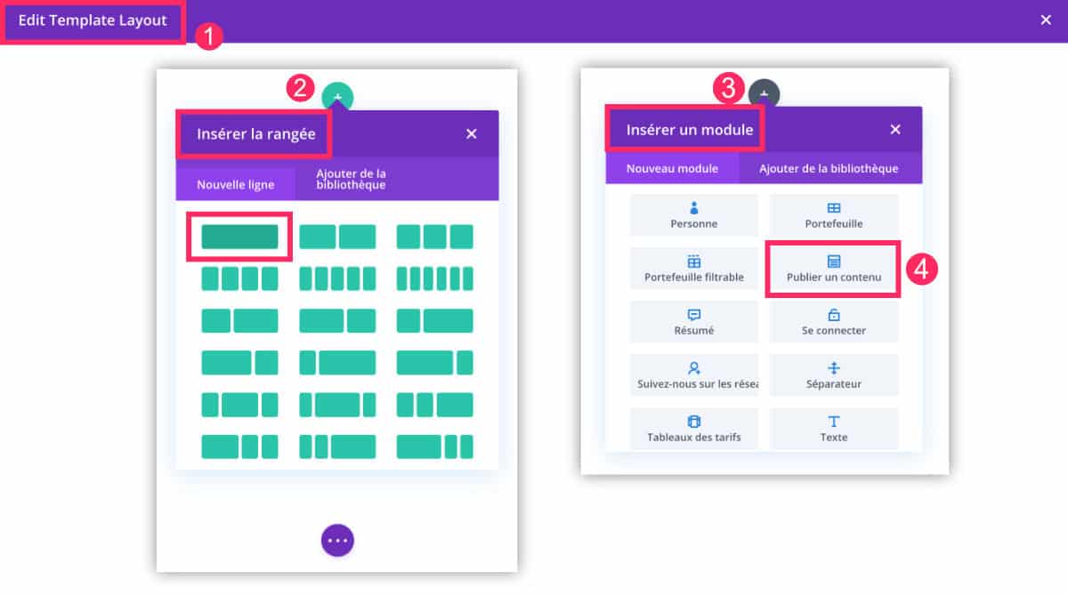 Module Publier un Contenu