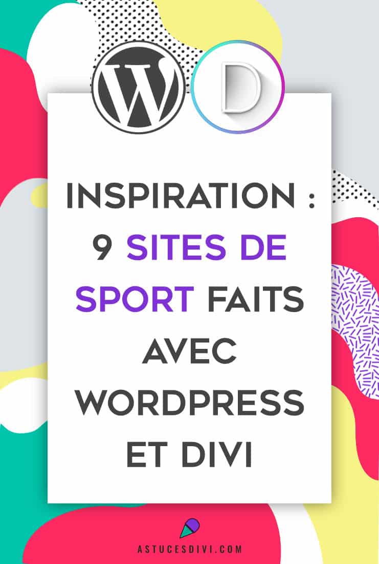 site de sport fait avec Divi