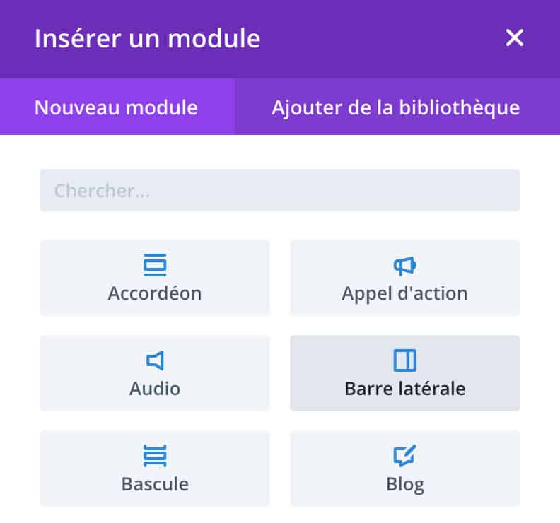 Modules Divi 