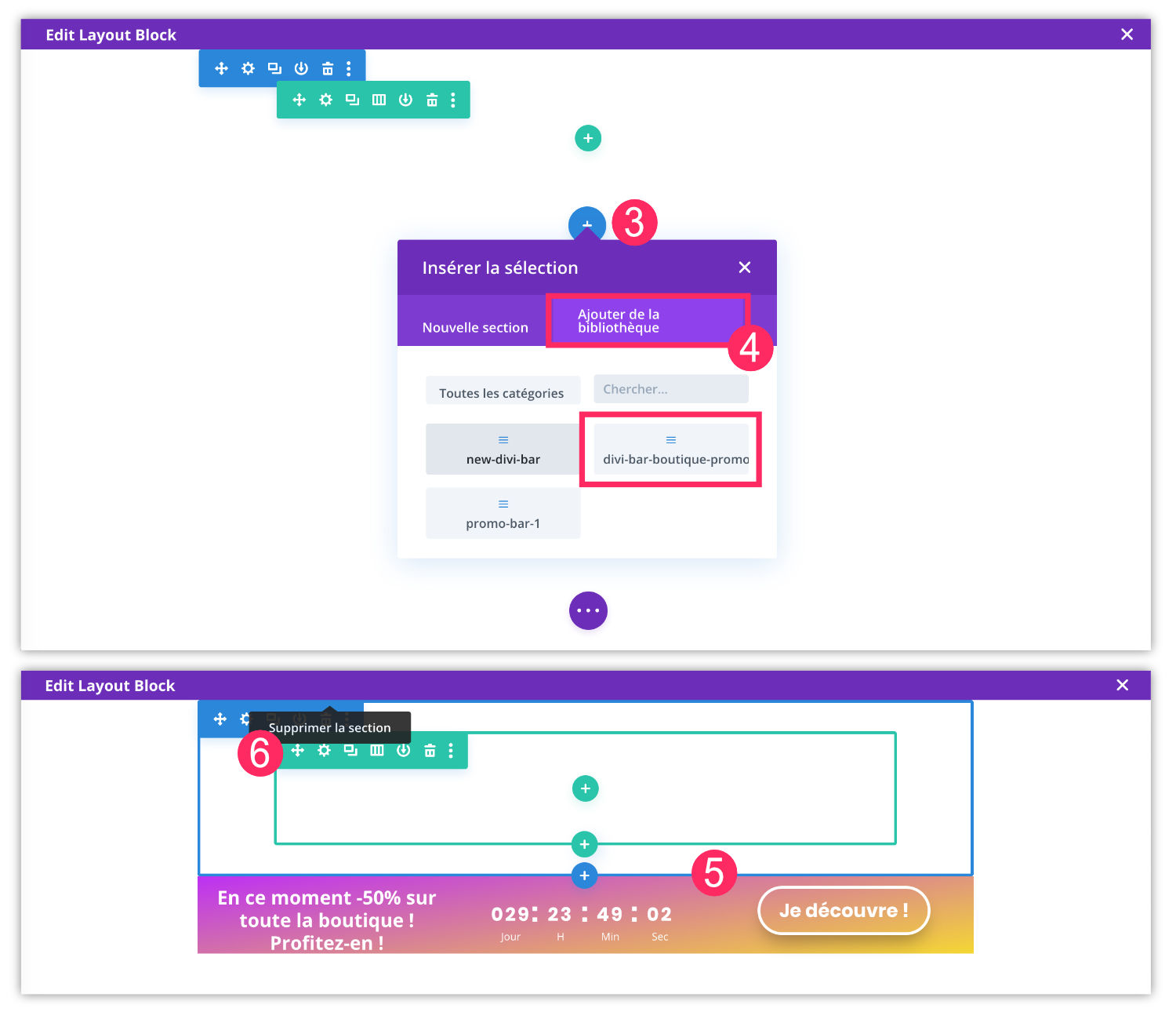 Divi Notification Bar 6