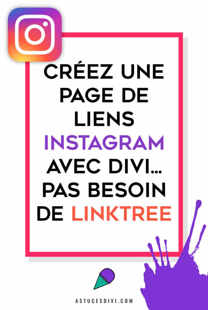 Instagram link page with Divi: no need for Linktree!