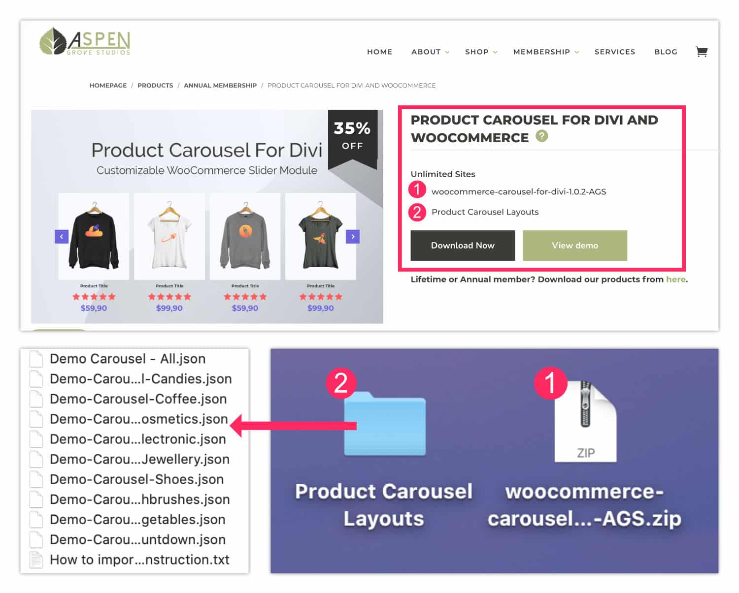 Achat Plugin Product Carousel