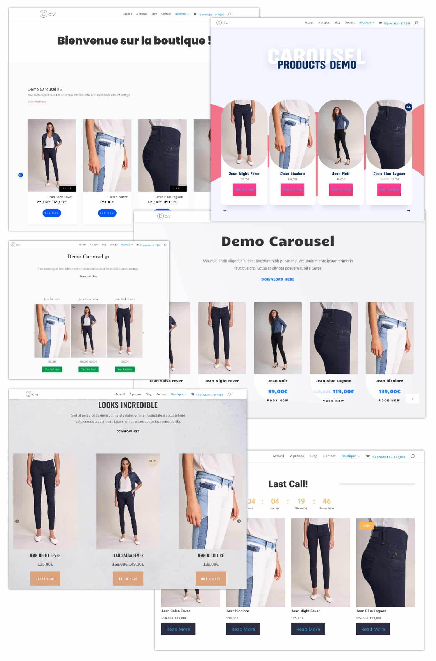 9 Demo of Product Carousel