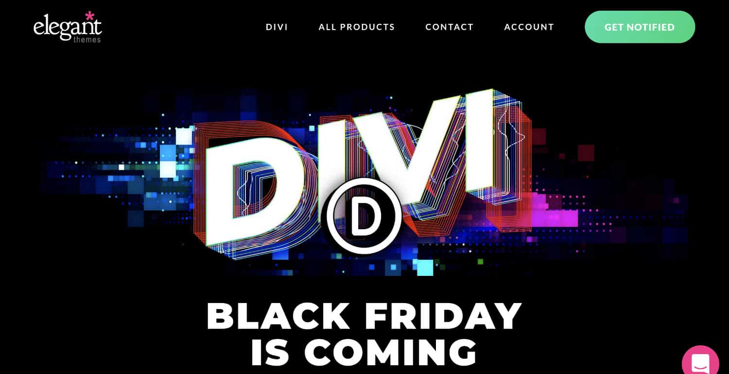 Black Friday Divi 2022