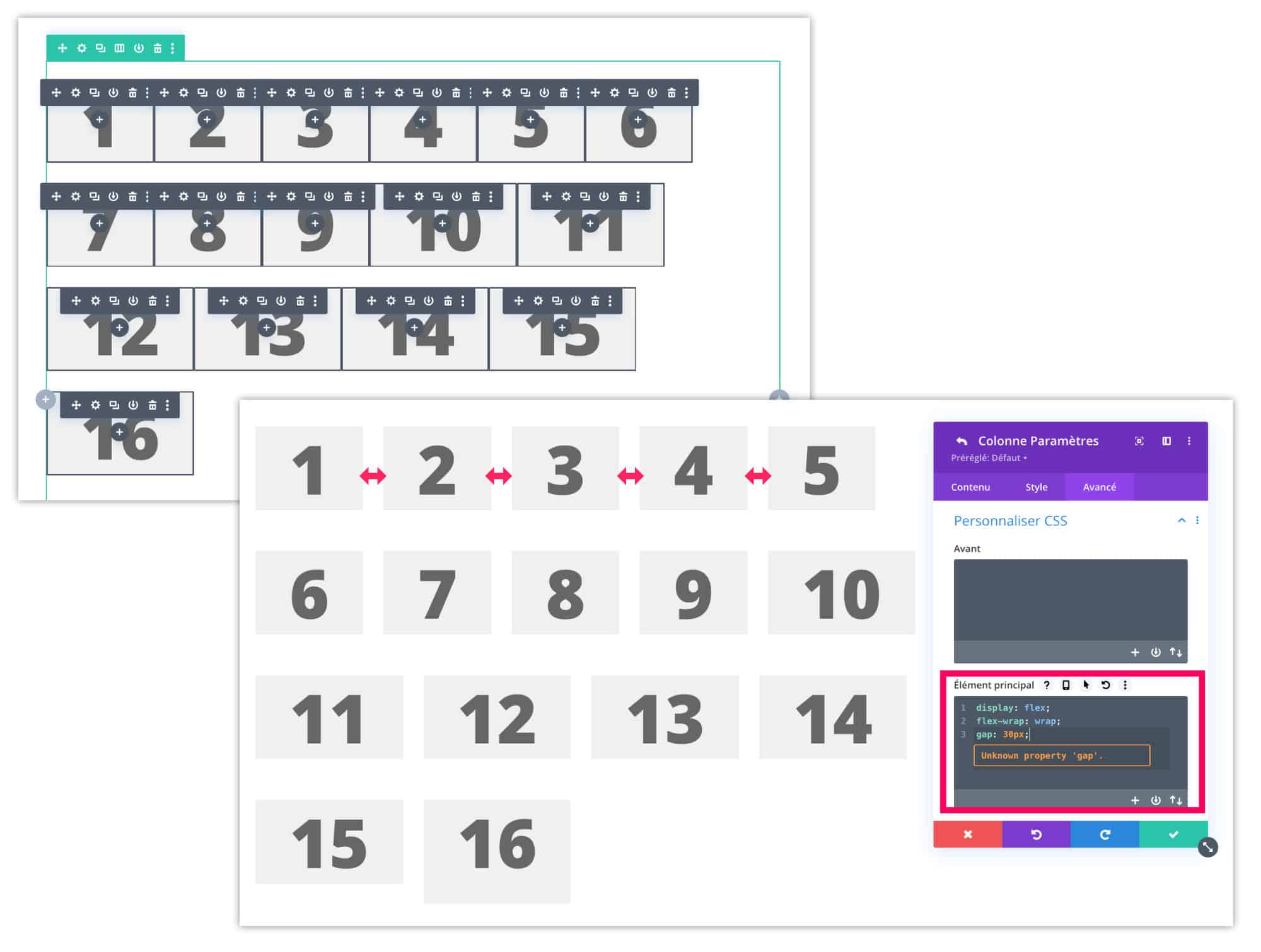 Gap flexbox