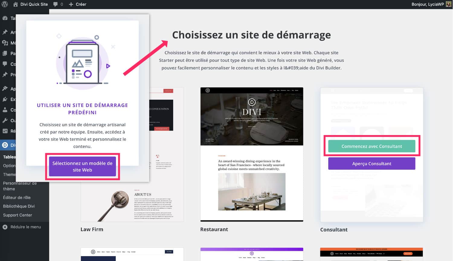 divi quick site 8